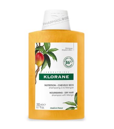 KLORANE-SHAMPOING-MANGUE-200-ML-cheveux-secs-pharmaglobe