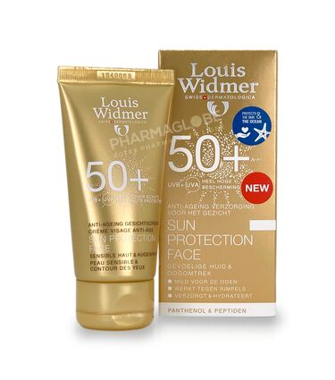 Louis-widmer-sun-protection-face-SPF-50-parfume-creme-solaire-peau-sensible-et-contour-yeux-tube-pharmaglobe