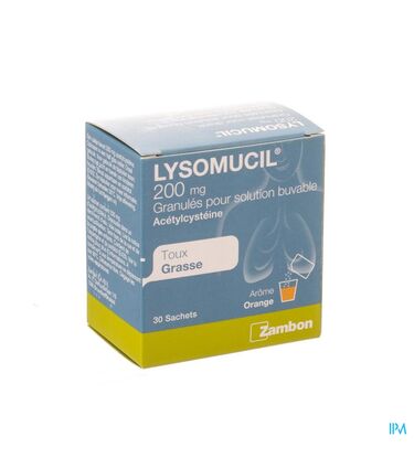 Lysomucil 200 Gran Sach 30 X 200mg