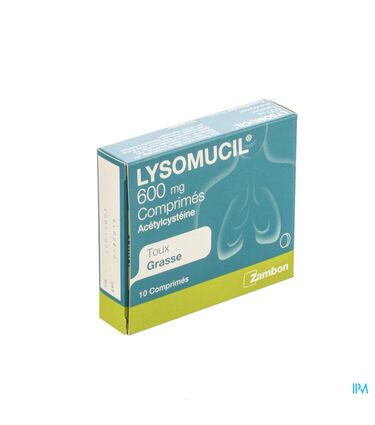 Lysomucil 600 Comp 10 X 600mg