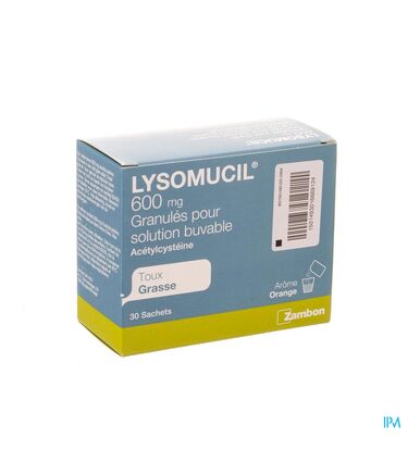 Lysomucil 600 Gran Sach 30 X 600mg