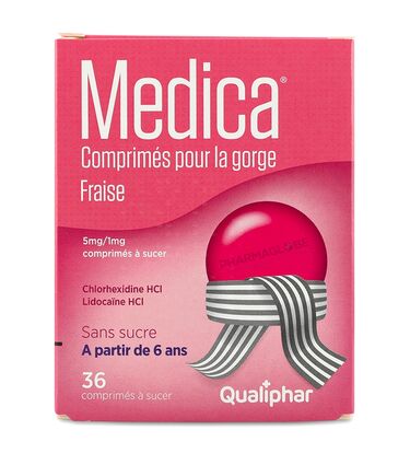 MEDICA-FRAISE-GORGE-36-COMPRIMES-A-SUCER-face-pharmaglobe