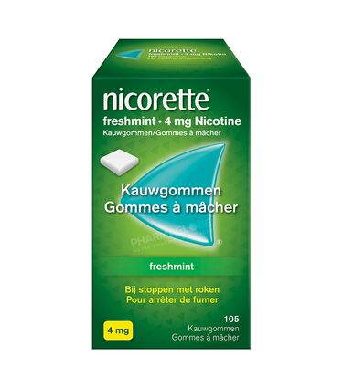NICORETTE-FRESHMINT-4-MG-105-GOMMES-Johnson-johnson-nicorette-freshmint-4-mg-nicotine-pour-arreter-de-fumer-105-gommes-a-macher-pharmaglobe