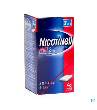 Nicotinell Fruit Gomme Macher-kauwgom 96x2mg