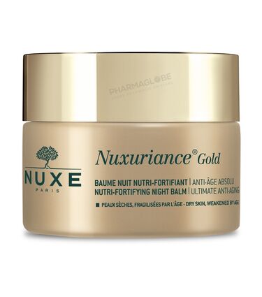NUXE-NUXURIANCE-GOLD-BAUME-NUIT-NUTRIFORtifiant-anti-age-peaux-seches-pharmaglobe