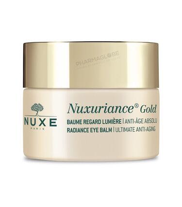 NUXE-NUXURIANCE-GOLD-BAUME-REGARD-LUMIERE-contour-yeux-anti-age-pharmaglobe
