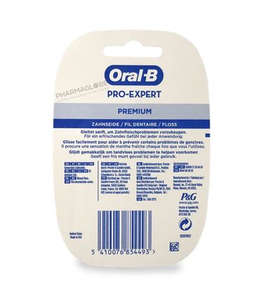 ORAL-B-INTERDENTAIRE-PROEXPERT-PREMIUM-FLOSS-FIL-DENTAIRE-MENTHE-FRAICHE-40-METRE-verso-pharmaglobe