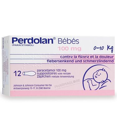 PERDOLAN-BEBE-100-MG-12-SUPPOSITOIRES-paracetamol-douleurs-fievre-pharmaglobe.lu