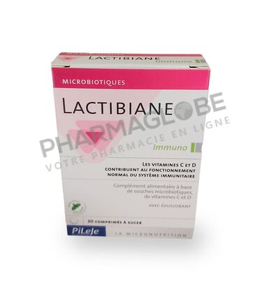 Pileje-lactibiane-immuno-30-comprimes-a-sucer-pharmaglobe