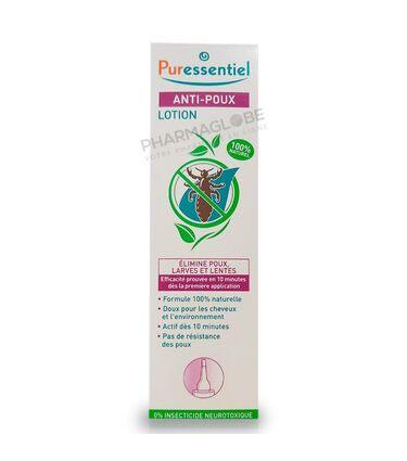 Puressentiel Lotion anti-poux et lentes - Pédiculose - Aromathérapie