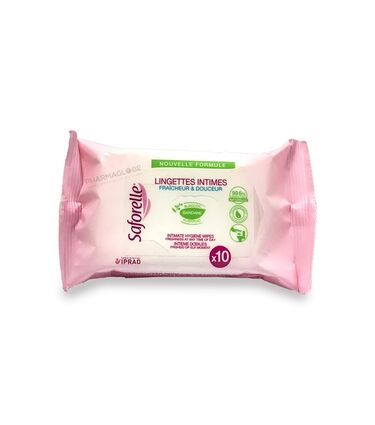 SAFORELLE-LINGETTES-FLUSHABLE-POCKET-10-lingettes-intimes-douceur-pharmaglobe