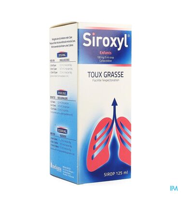 Siroxyl Sirop Enfants/kinderen 125ml 100mg/5ml