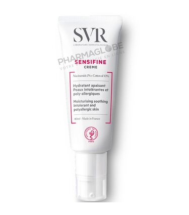 SVR-SENSIFINE-CREME-40-ML-hydratant-apaisant-peaux-intolerantes-poly-allergiques-pharmaglobe