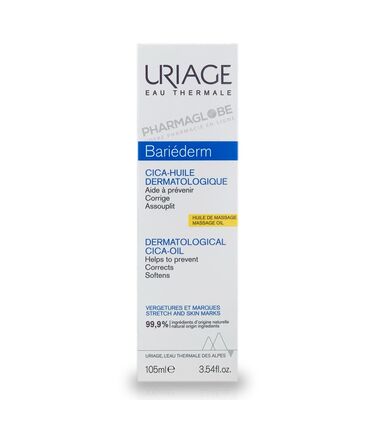 Uriage-bariederm-cica-huile-dermatologique-huile-de-massage-aide-a-prevenir-corrige-assouplit-vergetures-et-marques-105ml-pharmaglobe