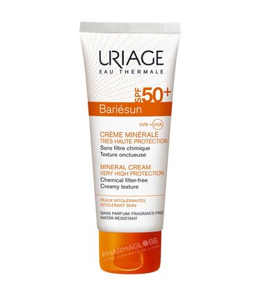 URIAGE-BARIESUN-F50plus-CREME-MINERALE-100ml-tres-haute-protection-solaire-sans-filtre-chimique-peaux-intolerantes-SPF-50plus-pharmaglobe