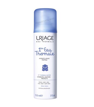 URIAGE-BEBE-EAU-THERMALE-SPRAY-150-ML-hydrate-apaise-protege-visage-corps-siege-pharmaglobe