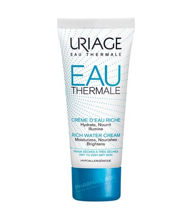 URIAGE-EAU-THERMALE-CREME-EAU-RICHE-40ml-hydrate-nourrit-illumine-peaux-seches-tres-seches-pharmaglobe