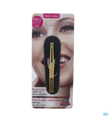 Vitry Prestige Pince Epiler Droit Inox 4012
