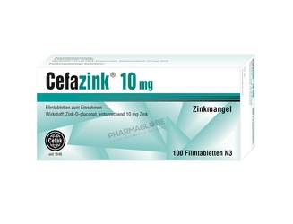 CEFAZINK-10-MG-100-COMPRIME-Cefak-carence-en-zinc-pharmaglobe.lu