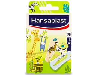 HANSAPLAST-MED-JR-ANIMALS-20-STRIPS-pansement-enfants-pharmaglobe.lu