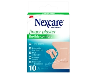 NEXCARE-PANSEMENT-BOUT-DOIGTS-10-pansements-elastiques-doigts-3M-pharmaglobe.lu