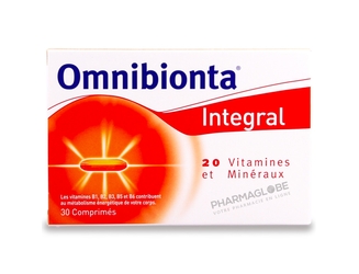 OMNIBIONTA-INTEGRAL-NOUVELLE-FORMULE-30-COMPRIMES-vitamines-et-mineraux-adulte-pharmaglobe.lu