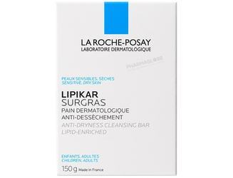 ROCHE-POSAY-LIPIKAR-PAIN-SURGRAS-150-G-savon-boite-pharmaglobe
