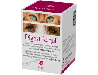 MILOA-DIGEST-REGUL-30-COMPRIMES-VETERINAIRE-aliment-complementaire-digestion-chien-chat-boite-pharmaglobe.lu
