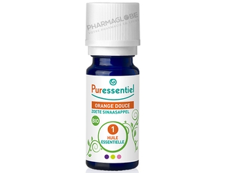 PURESSENTIEL-BIO-ORANGE-DOUCE-10-ML-huile-essentielle-pharmaglobe.lu
