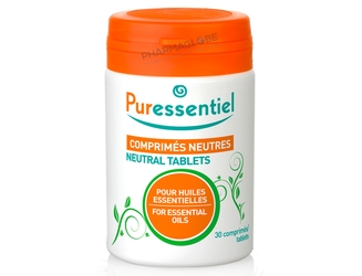 PURESSENTIEL-COMPRIME-NEUTRE-30-COMPRIMES-pour-huiles-essentielles-pharmaglobe.lu