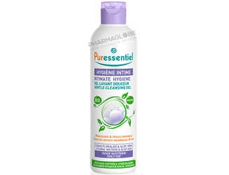 PURESSENTIEL-HYGIENE-INTIME-GEL-LAVANT-BIO-250-ML-muqueuse-peau-sensible-pharmaglobe.lu