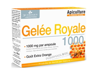 3-CHENES-GELEE-ROYALE-1000-10-AMPOULES-10-ML-apiculture-pharmaglobe.lu
