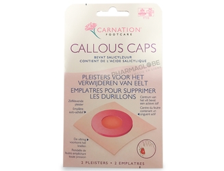 CARNATION-CALLOUS-CAPS-2-emplatres-pansements-supprimer-durillons-acide-salicylique-pharmaglobe.lu
