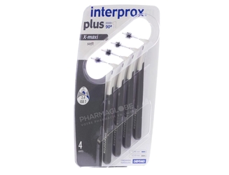 INTERPROX-plus-4-BROSSETTES-INTERDENTAIRES-X-MAXI-espace-interdentaire-2.4-mm-pharmaglobe.lu