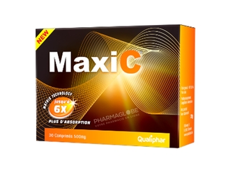 MAXI-C-30-COMPRIMES-QUALIPHAR-complement-alimentaire-vitamine-C-pharmaglobe.lu