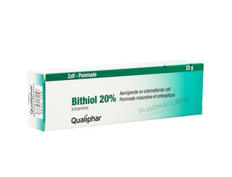 QUALIPHAR-BITHIOL-20-pour-cent-POMMADE-22-G-maturative-antiseptique-tube-pharmaglobe.lu