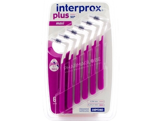 INTERPROX-plus-6-BROSSETTES-INTERDENTAIRES-MAXI-espace-entre-dents-2.1-mm-ref-1050-hygiene-bucco-inter-dentaire-optimal-pharmaglobe.lu
