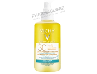 VICHY-IDEAL-SOLEIL-WATER-HYDRATANT-SPF-30-200-ML-protection-solaire-en-eau-pharmaglobe.lu