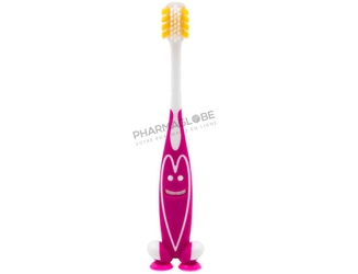 BETTER-TOOTHBRUSH-KIDS-REGULAR-SOFT-SMILEY-PINK-brosse-a-dents-rose-pour-enfant-de-1-a-6-ans-avec-ventouses-pharmaglobe.lu