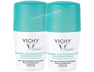 VICHY-DEODORANT-TRANSPIRANT-INTENSE-BILLE-DUO-2-EM- A-50-pour-cent-2-rollers-50-ML-transpiration-intense-48-h-promo-peau-sensible-sans-alcool-pharmaglobe.lu