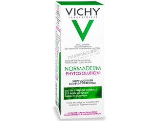 VICHY-NORMADERM-PHYTOSOLUTION-SOIN-50ML-exces-sebum-boutons-points-noirs-pores-dilates-pharmaglobe.lu