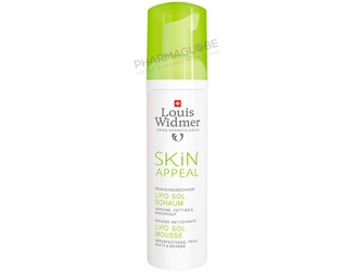 WIDMER-SKIN-APPEAL-LIPOSOL-MOUSSE-150-ML-nettoyant-peaux-mixtes-grasses-pharmaglobe.lu