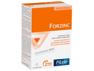 FORZINC-60-Comprimes-Pileje-complement-alimentaire-zinc-pharmaglobe.lu