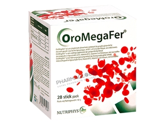 OROMEGAFER-28-STICKS-NUTRIPHYS-complemnt-alimentaire-carence-fer-pharmaglobe.lu