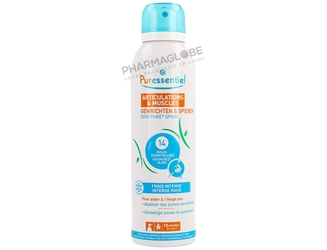 PURESSENTIEL-ARTICULATION-SPRAY-CRYO-150-ML-froid-intense-muscles-huiles-essentielles-pharmaglobe.lu