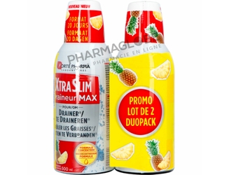 XTRA-SLIM-DRAINEUR-MAX-LOT-DE-2-flacons-500-ML-forte-pharma-minceur-drainer-bruler-graisses-pharmaglobe.lu