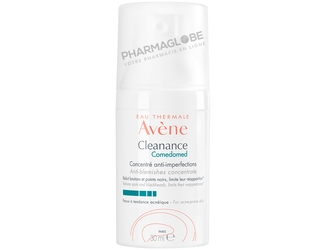 AVENE-CLEANANCE-COMEDOMED-30-ML-concentre-anti-imperfection-diminuer-points-noirs-peau-acneique-pharmaglobe.lu