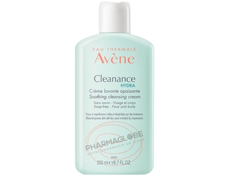AVÈNE-CLEANANCE-HYDRA-CREME-LAVANTE-NOUVELLE-FORMULE-200-ML-creme-lavante-apaisante-sans-savon-visage-corps-peau-dessechee-par-traitements-pharmaglobe.lu