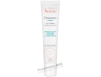 AVENE-CLEANANCE-SOIN-MATIFIANT-40-ML-sebo-reducteur-hydratant-longue-duree-peau-grasse-imperfections-pharmaglobe.lu