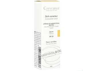 AVENE-COUVRANCE-STICK-CORRECTEUR-JAUNE-4G-corriger-imperfections-bleues-pharmaglobe.lu